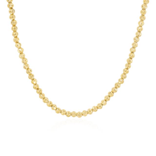 Mooncut Chain Smooth, 14K Yellow Gold, 20