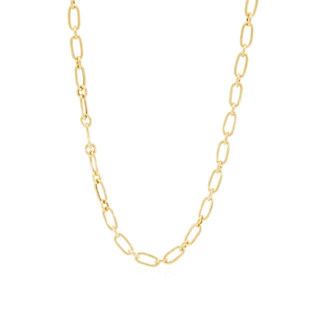 Refined Oval Link Chain, 14K Yellow Gold, 20