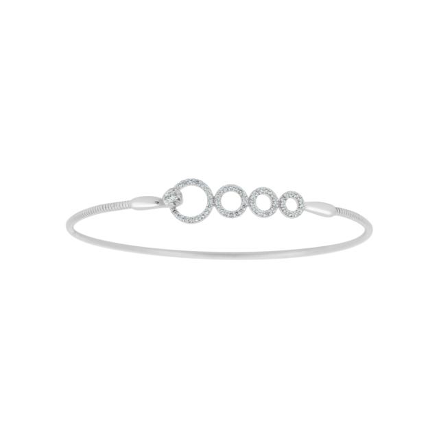 Looped Diamond Bangle