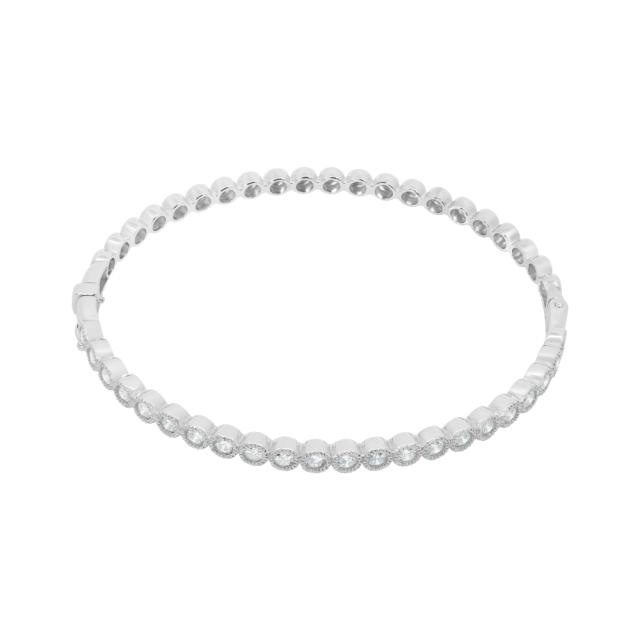 Gleaming Diamond Bangle  