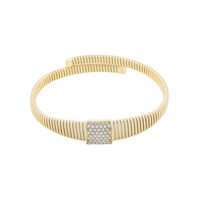 Modern Flex Diamond Cuff   