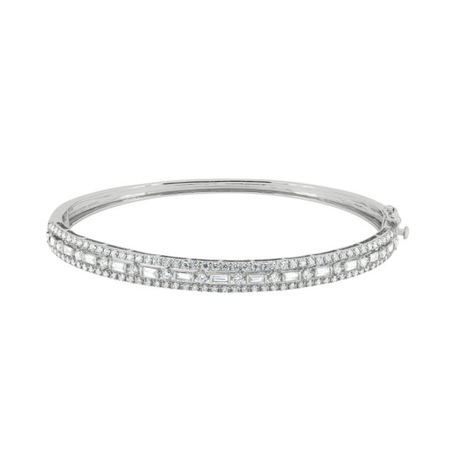 Artistic Diamond Bangle  