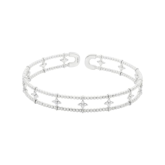 Glimmering Diamond Cuff