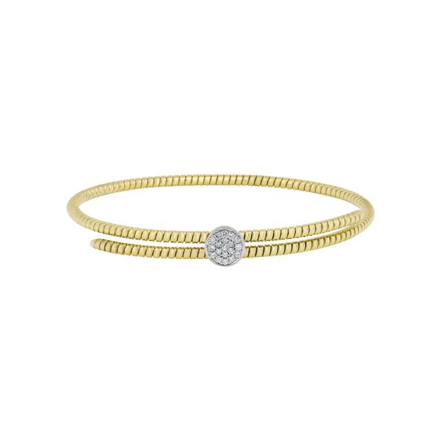Coiled Diamond Cuff