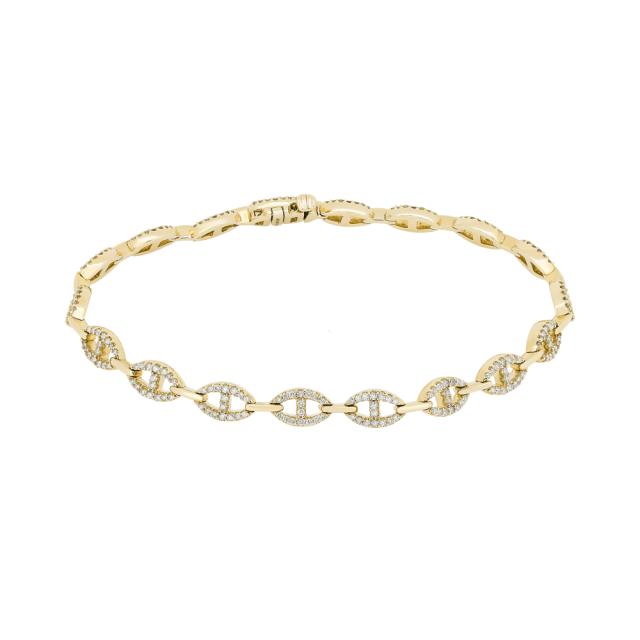 Golden Diamond Bracelet  