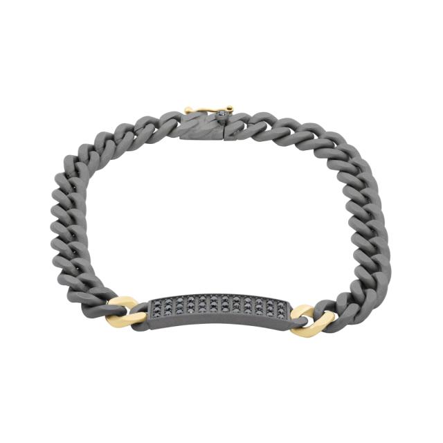 Lux Titan Cuban Link ID Bracelet