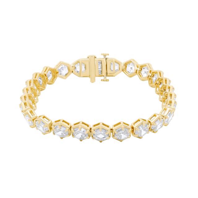 Honeycomb Diamond Bracelet 