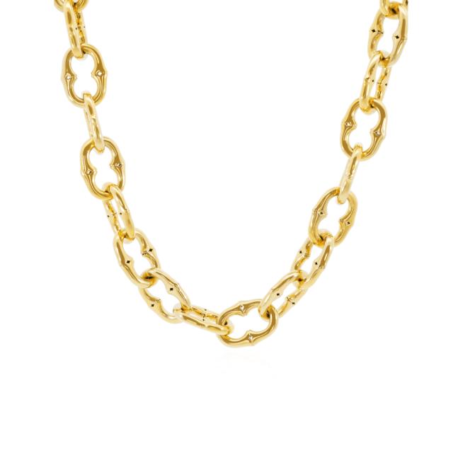 Vintage Fancy Link Necklace