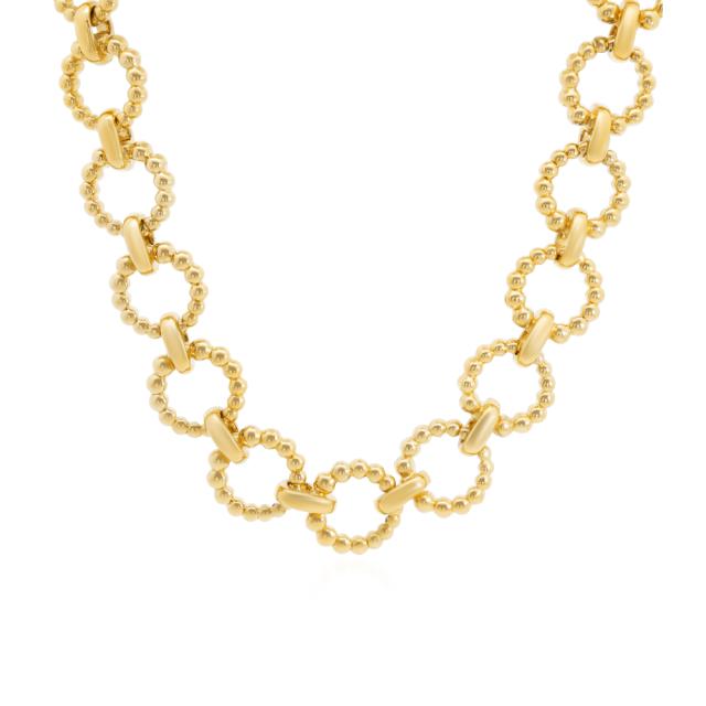 Golden Circle Necklace    