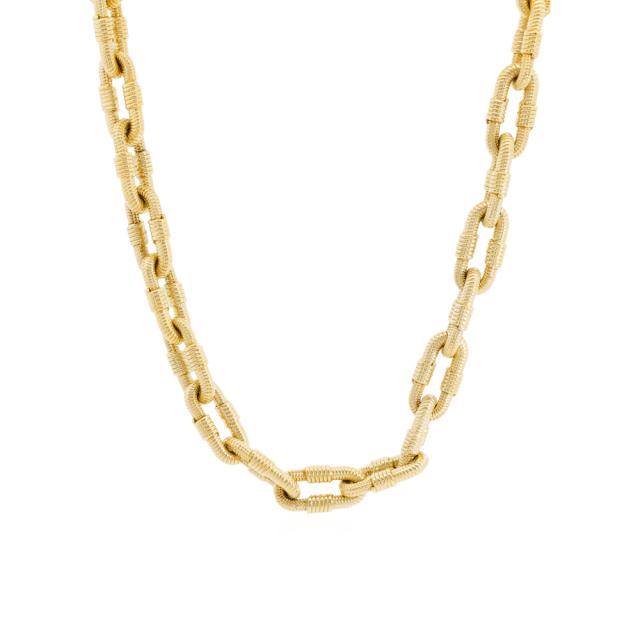 Vintage Woven Link Necklace