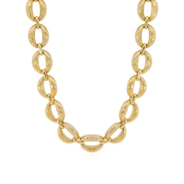 Vintage Textured Necklace