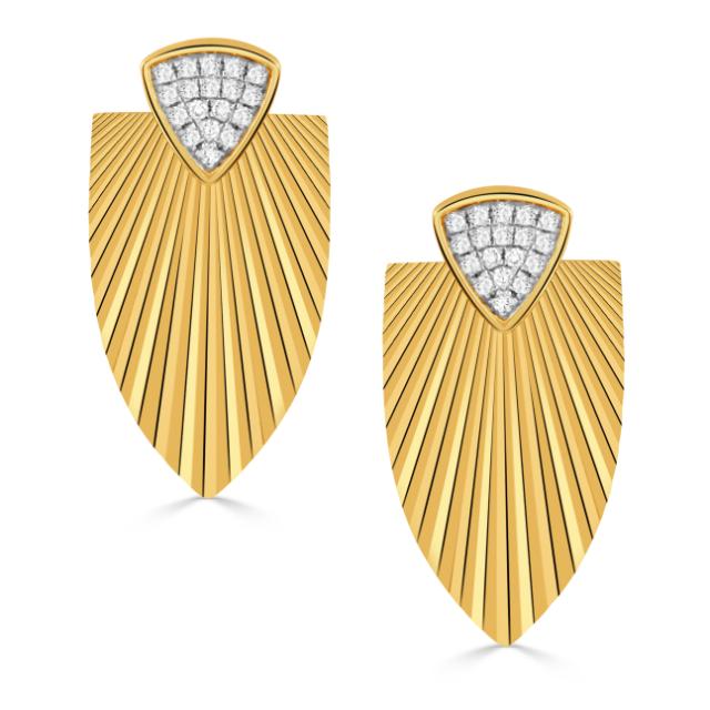 Bold Leaf Earrings  