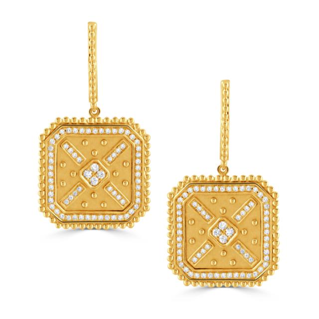 Antique Octagon Drops  