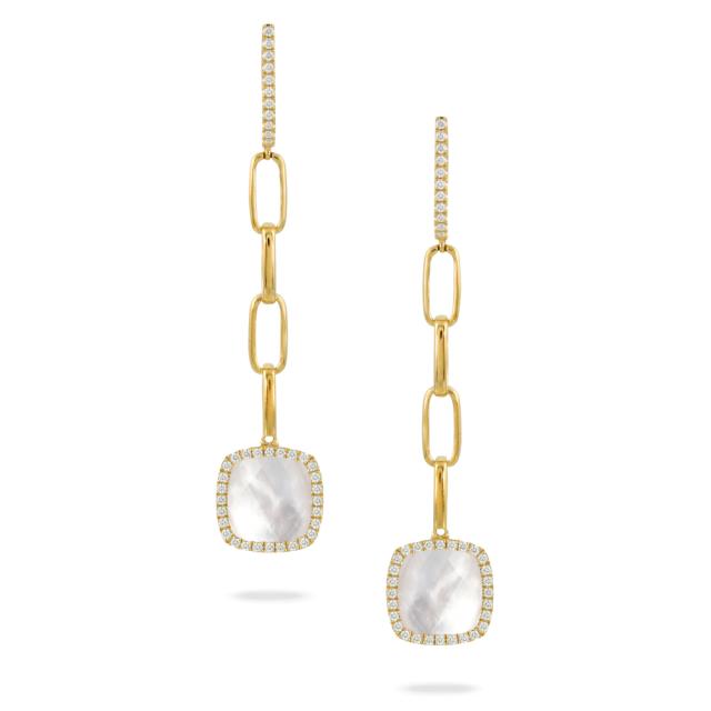 Trendy Quartz & Pearl Drops  