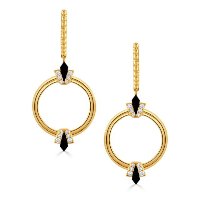 Gatsby Black Onxy Earrings  