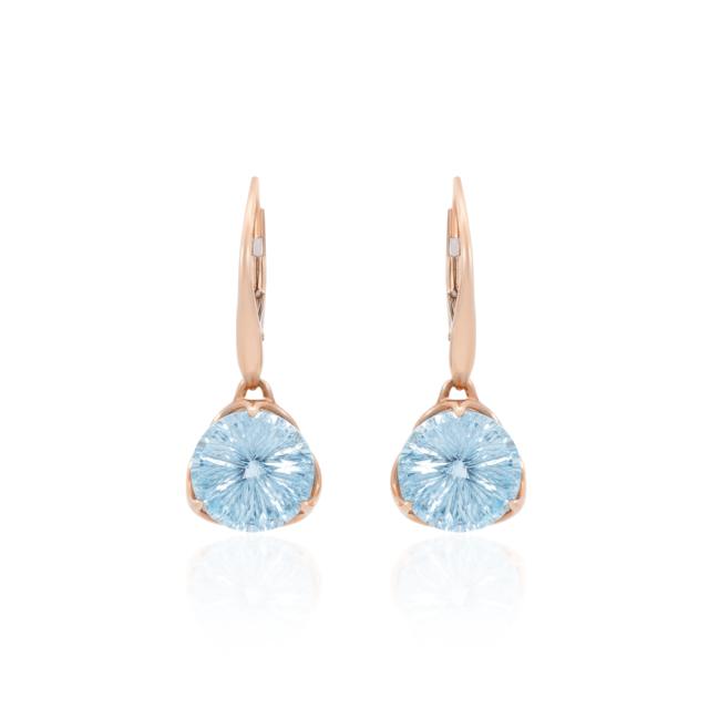 Fantasy Blue Topaz Earrings