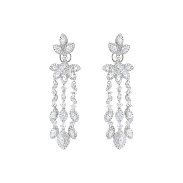 Glittering Stream Earrings  