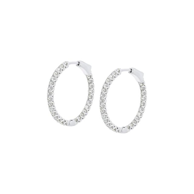 Radiant Medium Hoops  