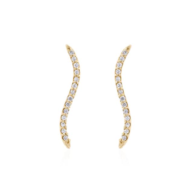 Diamond Climber Earrings  