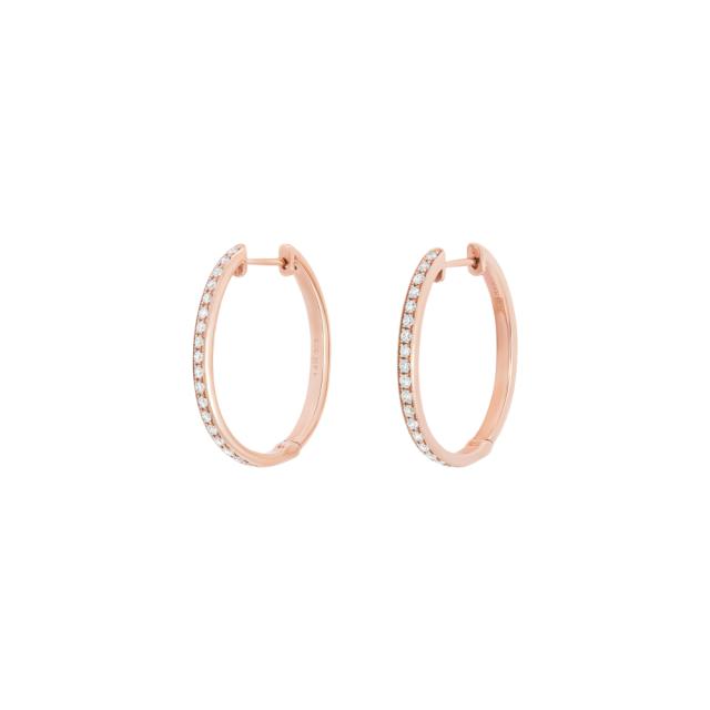 Blushing Radiance Hoops  