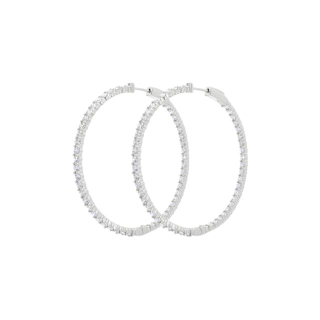 Dazzling Hoop Earrings  