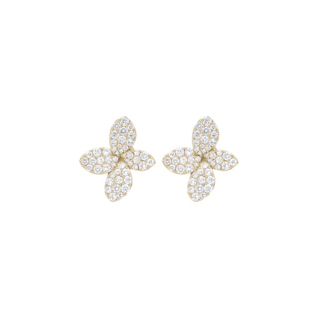 Glamorous Flower Earrings