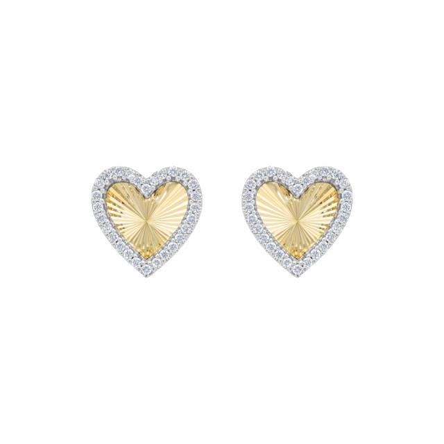 Mirror Heart Earrings