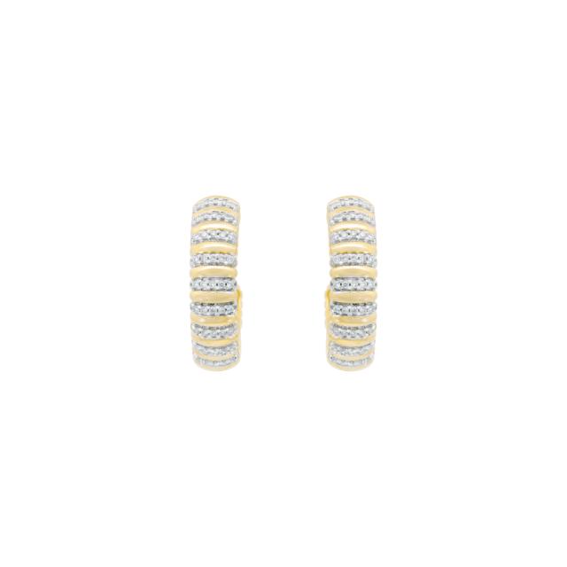 Fancy Yellow Hoop Earrings