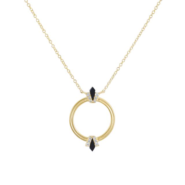 Gatsby Black Onyx Necklace 