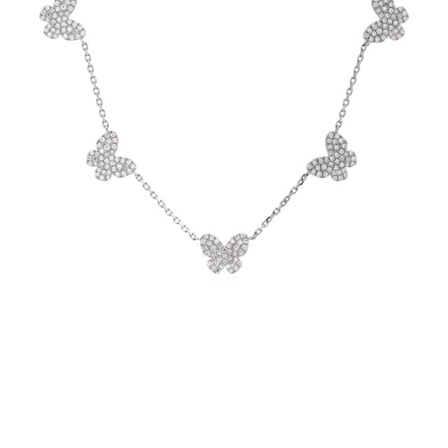 Butterfly Station Necklace    