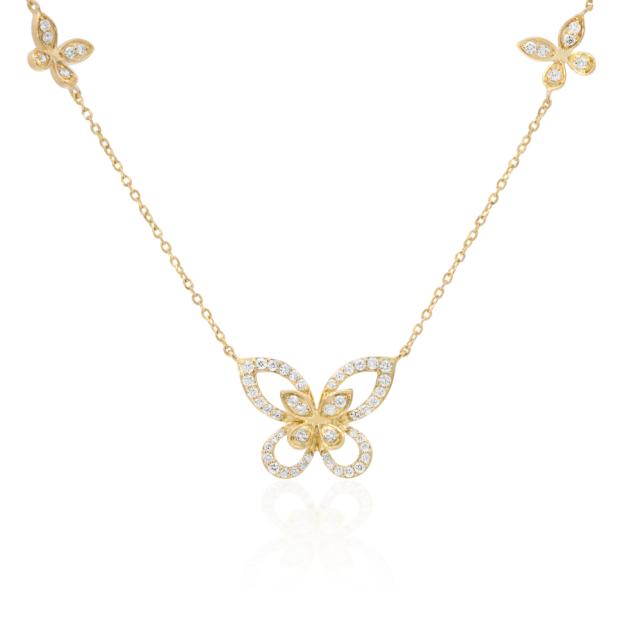 Butterfly Charm Necklace 