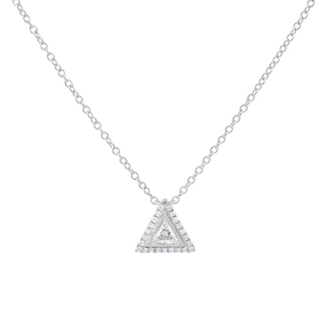 Trillion Diamond Necklace