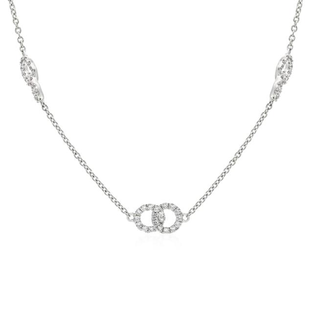 Interlocking Ring Necklace   