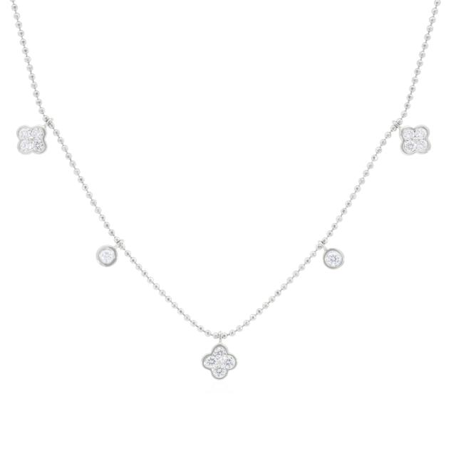 Clover Station Necklace   