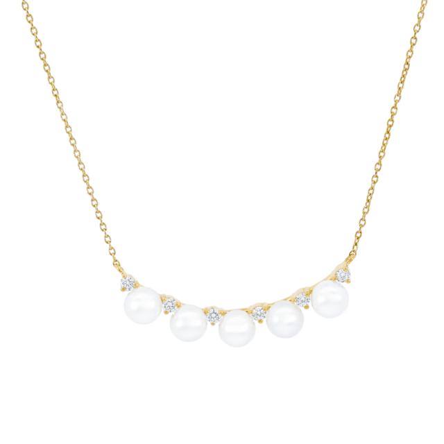 Smiley Pearl Necklace
