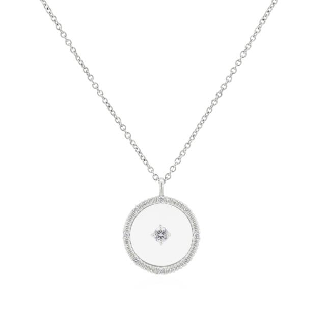 Magnified Round Glass Pendant   