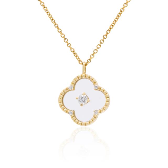 Clover Glass Pendant  