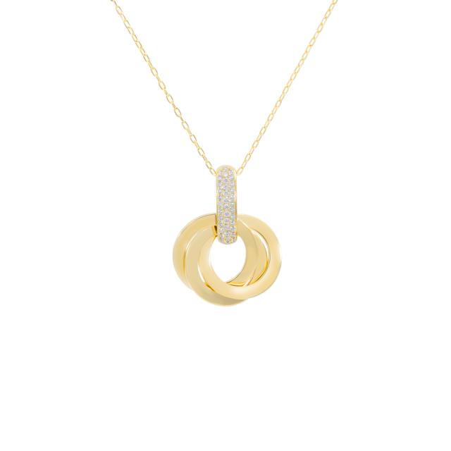 Interlocking Rings Pendant   