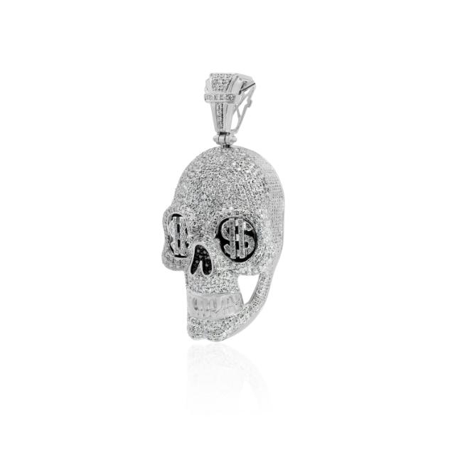 Striking Skull Pendant  