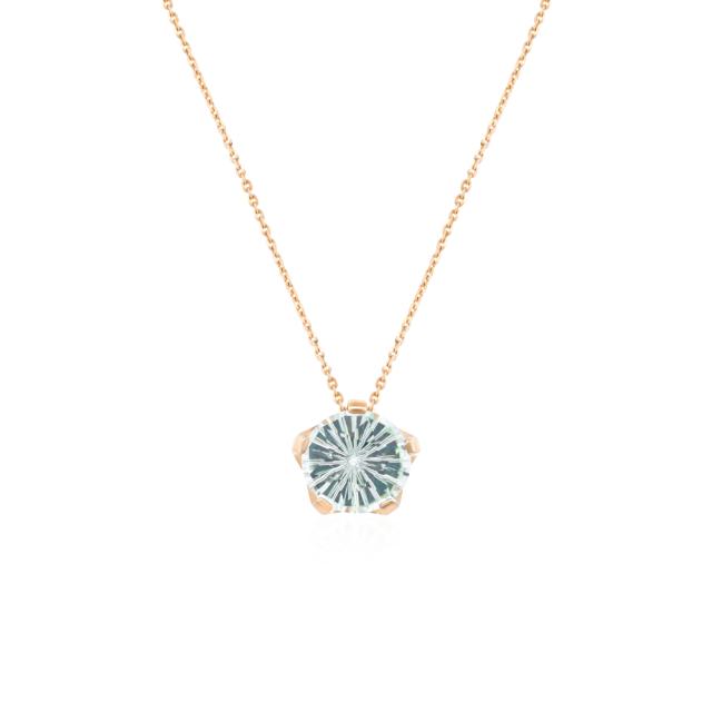 Prasiolite Five Point Necklace   