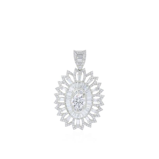 Beaming Diamond Pendant