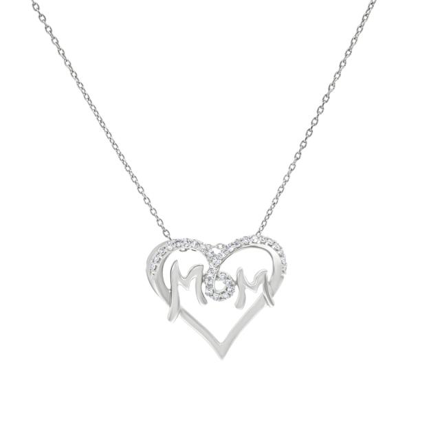Dainty Mom Heart Pendant
