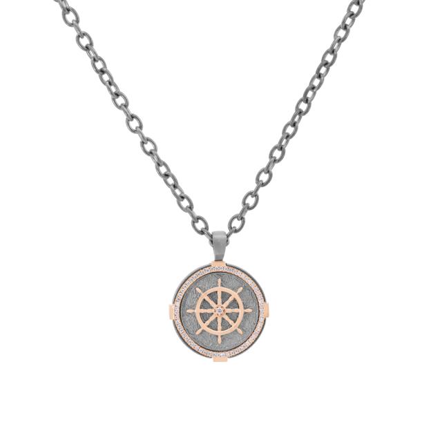 Nautical Ship Wheel Pendant