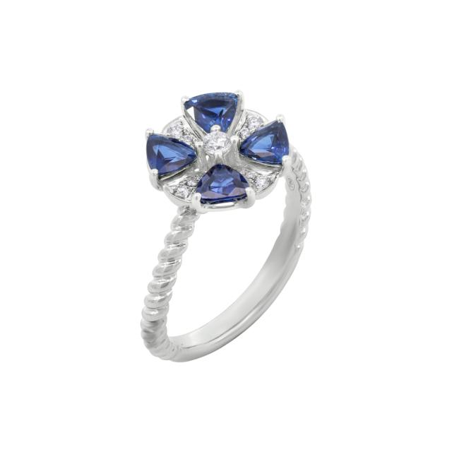 Modern Flower Ring  