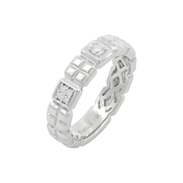 High Polish Square Ring  