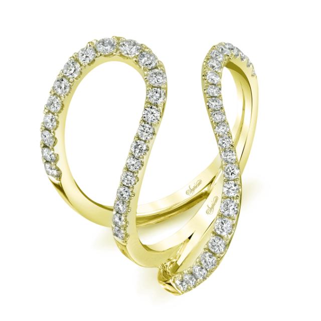 Curved Fashion Ring  