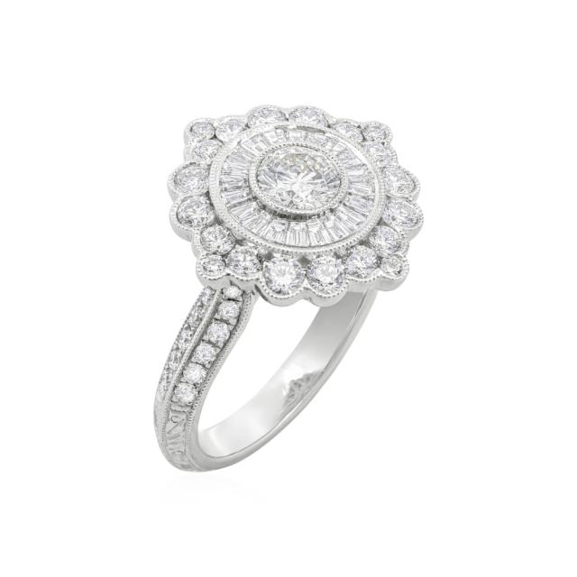 Glam Baguette Ring  