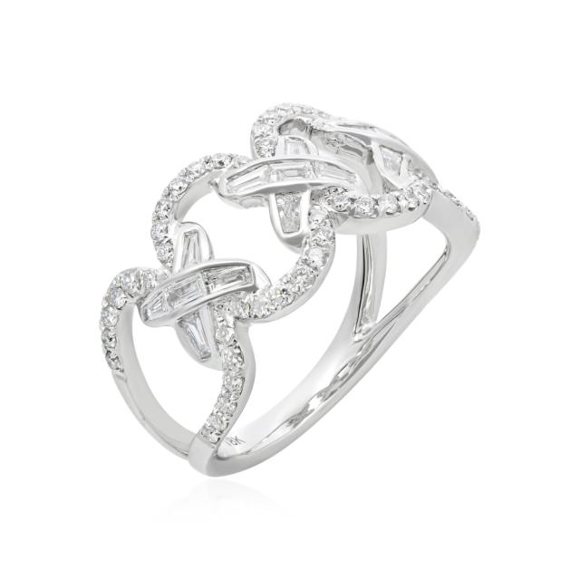 XO Diamond Ring  