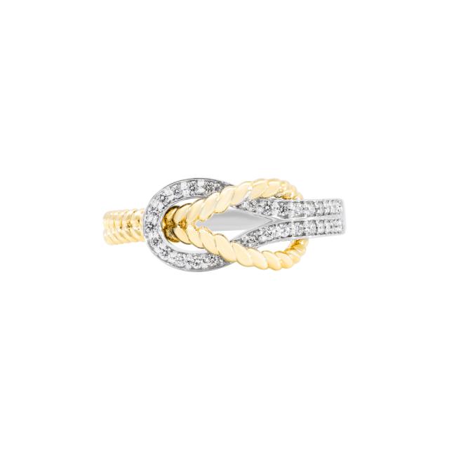 Elegant Buckle Ring