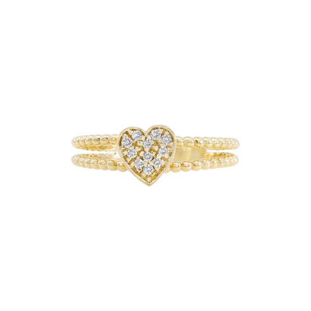 Trendy Heart Ring
